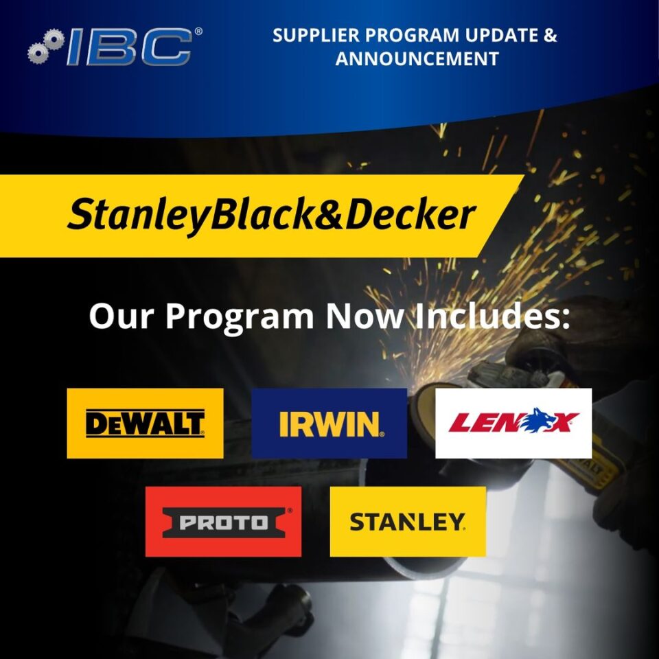 IBC Stanley Black & Decker Program Expansion