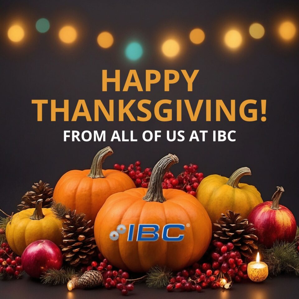 Happy Thanksgiving form all of us at IBC!