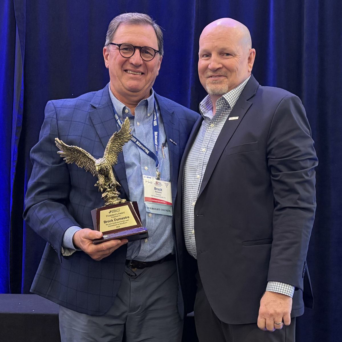 We’re honored to have presented the IBC President’s Award to Brock ...